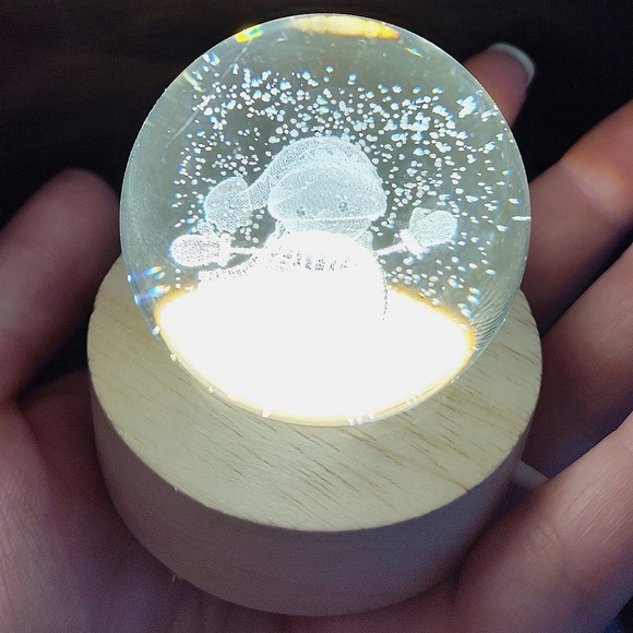 Snowman USB Crystal Light NWOT - Picture 1 of 4